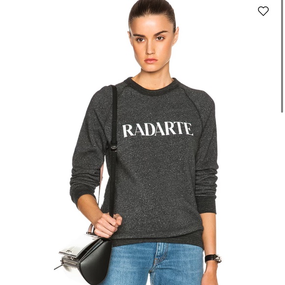 Rodarte Sweaters - Rodarte Heathered Crewneck Sweatshirt